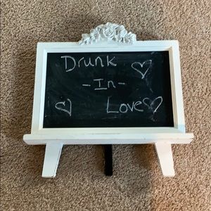 Chalkboard sign